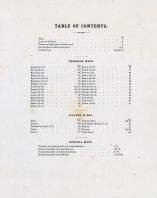 Table of Contents, Newaygo County 1880